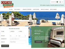 Tablet Screenshot of hotels-a-vendre.com